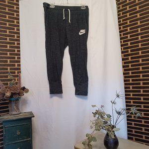 Nike Gray Organic Cotton Joggers - Size Medium